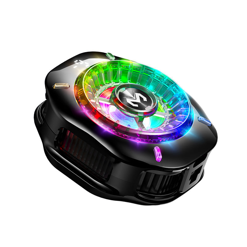 Memo CX10 RGB Pro Model With Digital Display Magnetic and Cllip Mobile Cooling Fan