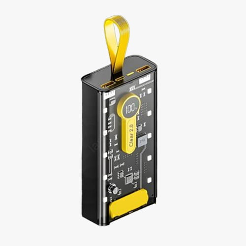 Original Transparent 66W Super Fast Charging 20000mAh Power Bank